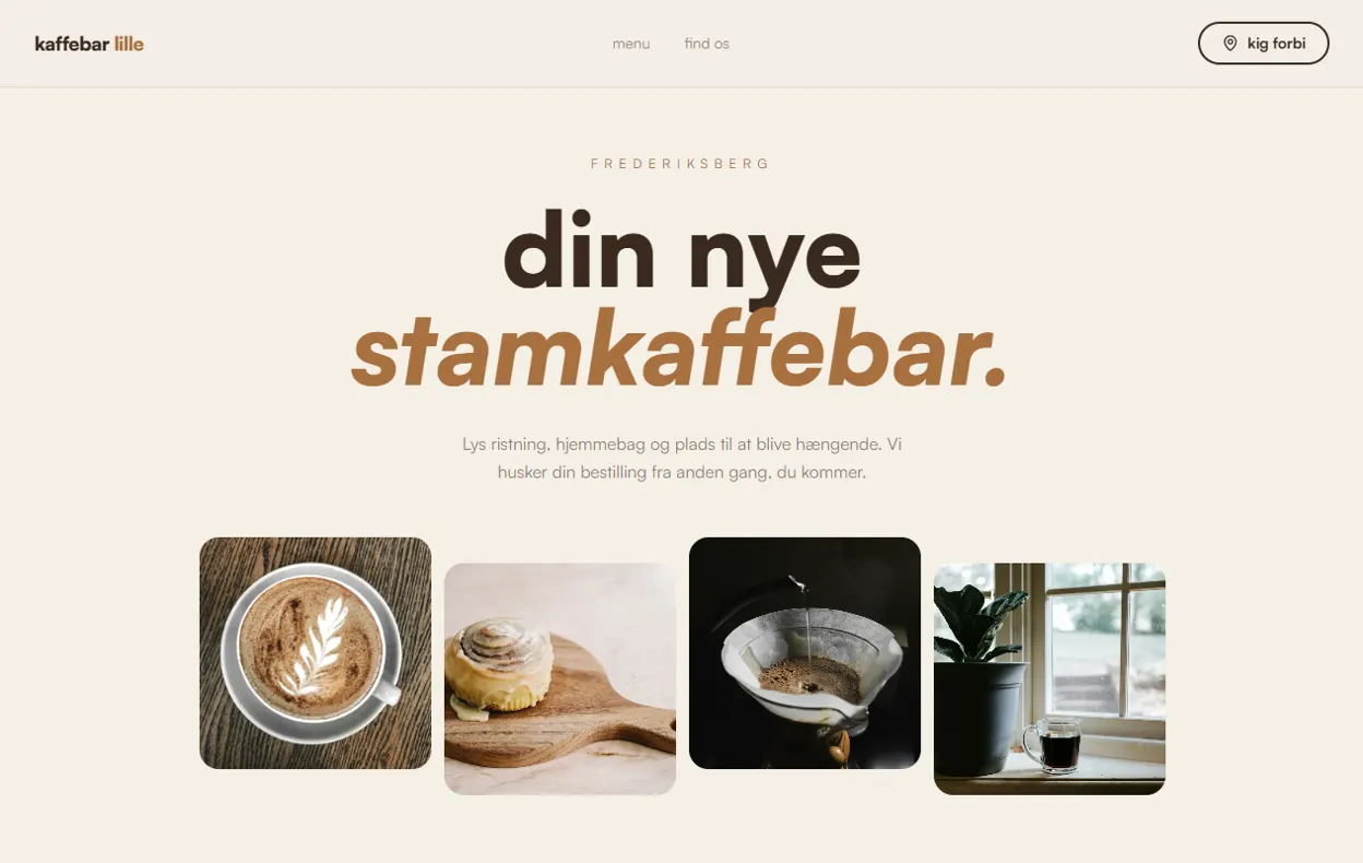 kaffebar lille